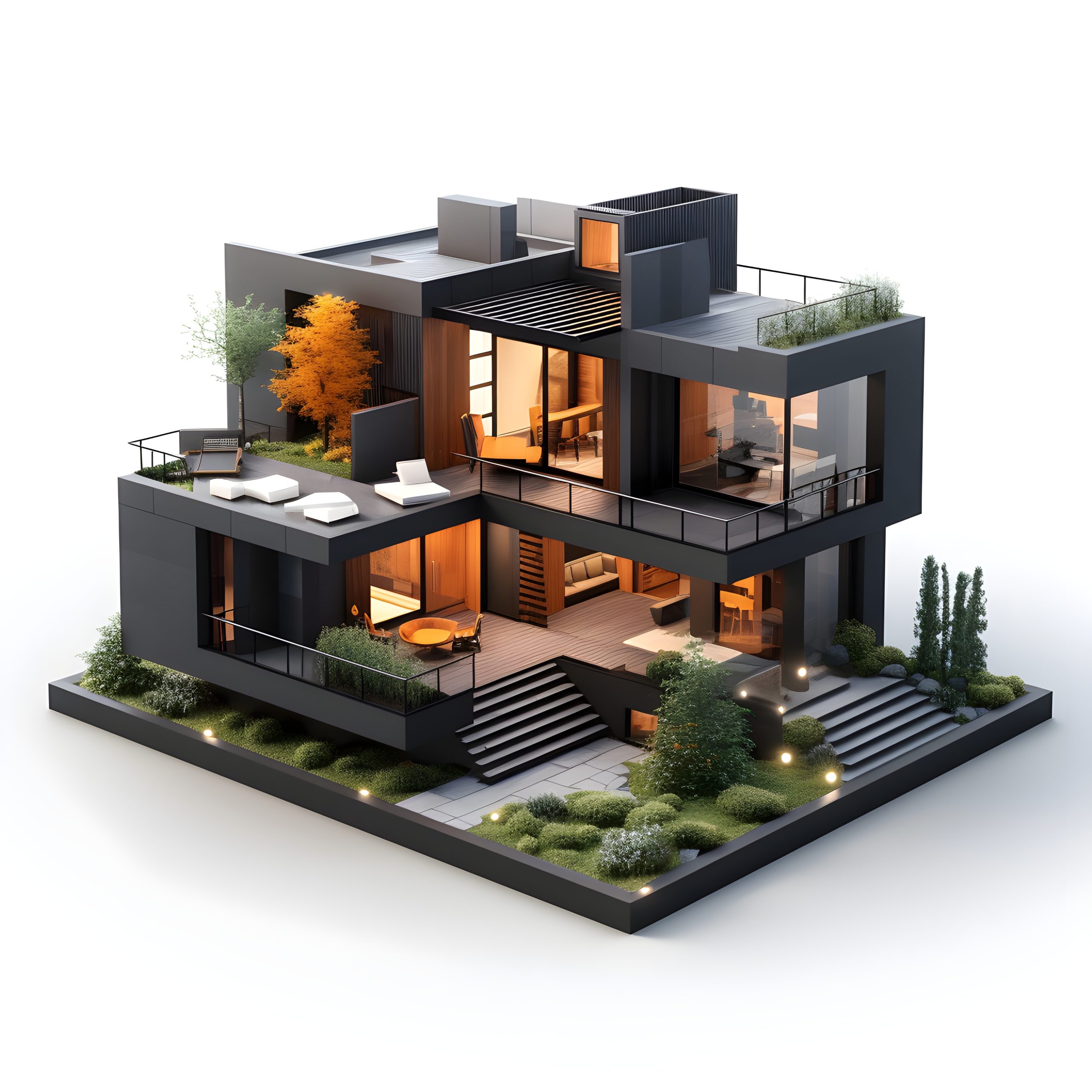 view-3d-house-model